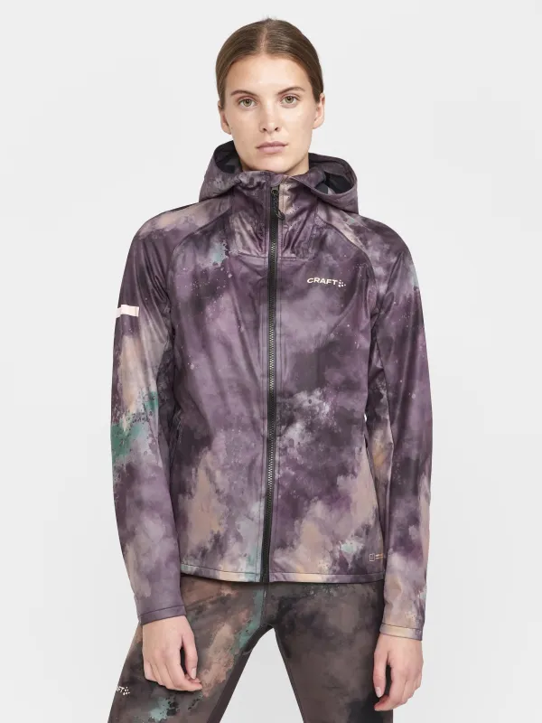 Women's Pro Hydro Running Jacket 2 - BARK-MULTI made by Craft Sportswear