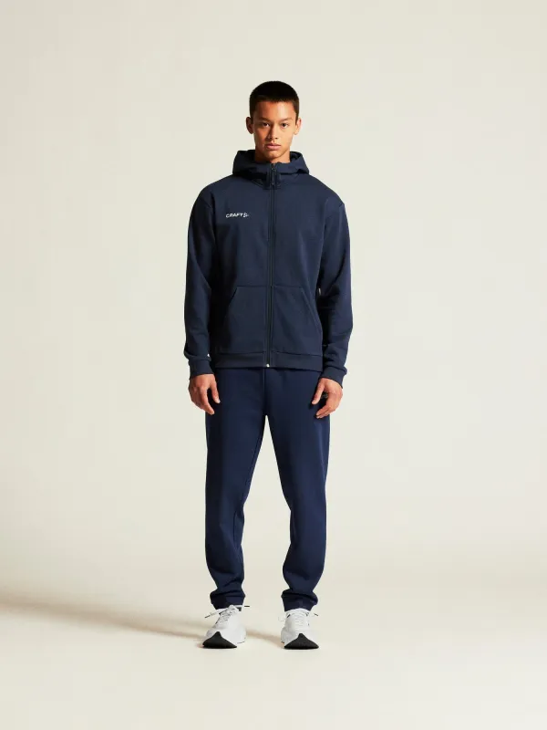 Men's Community 2.0 Logo Full-Zip Hoodie - Navy made by Craft Sportswear