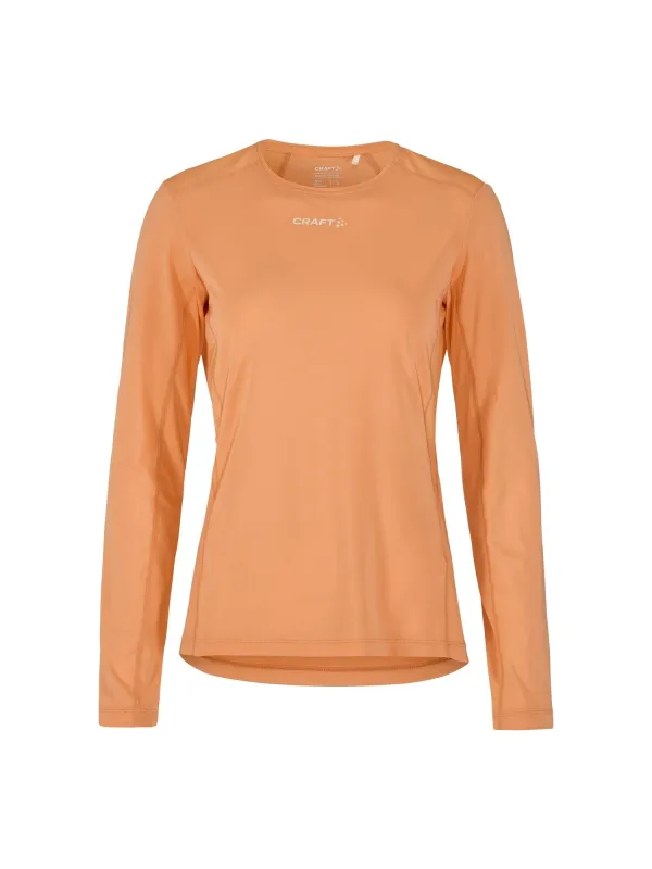 Women's ADV Essence Longsleeve Tee 2.0 - APRICOT made by Craft Sportswear