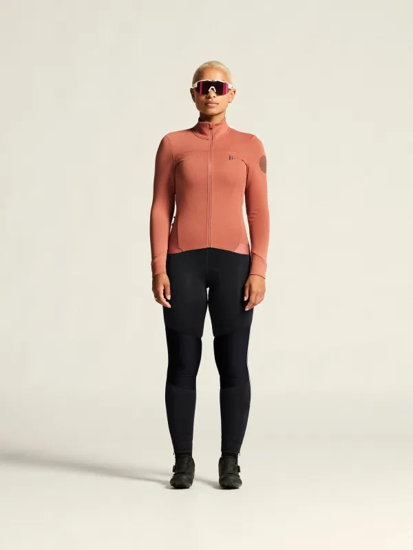 Women's ADV Bike SubZ Longsleeve Jersey - Rosy made by Craft Sportswear