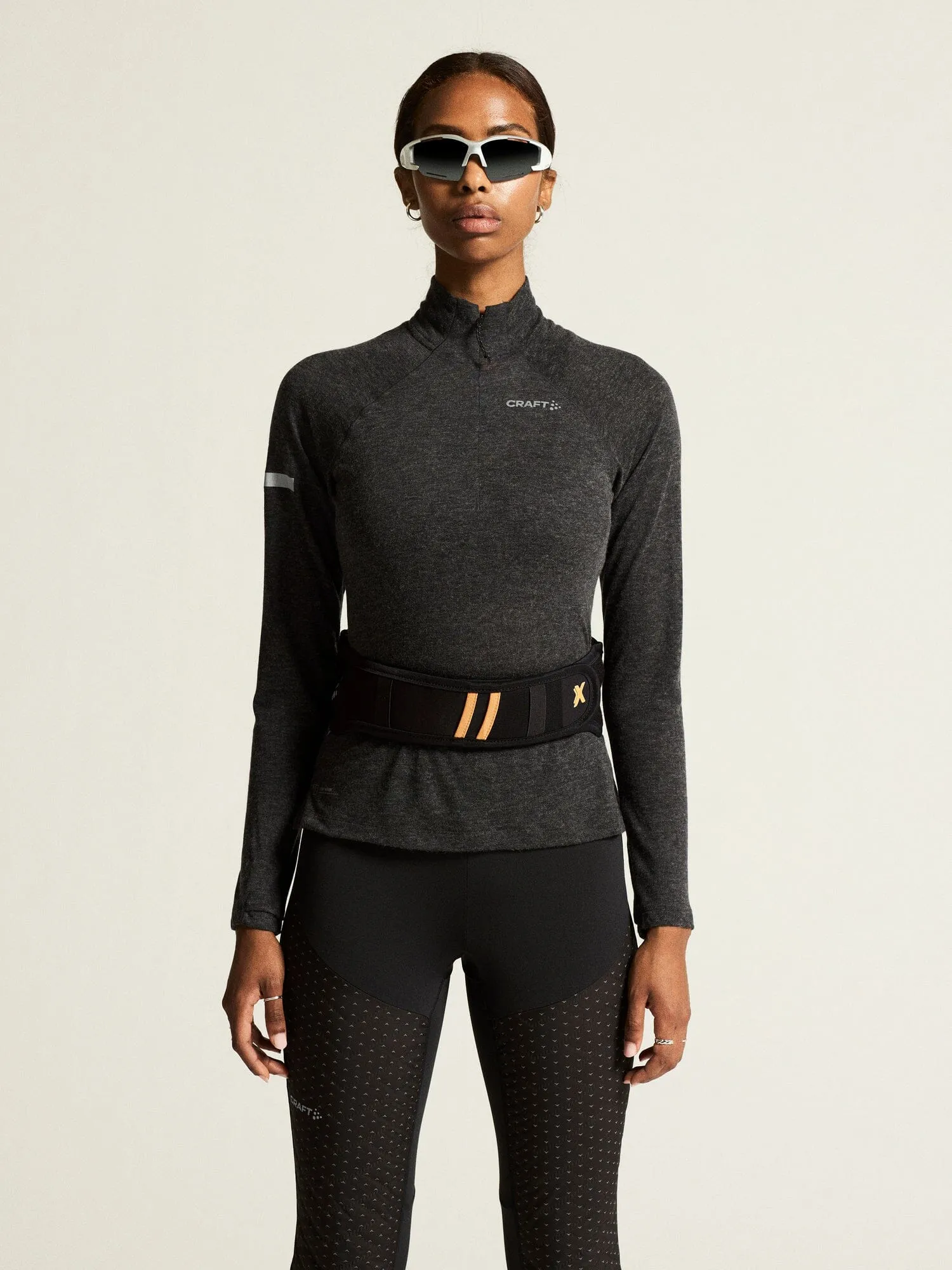 Women's ADV SubZ Wool Longsleeve Tee 3 - Black Melange sold by Craft Sportswear product image thumbnail 2