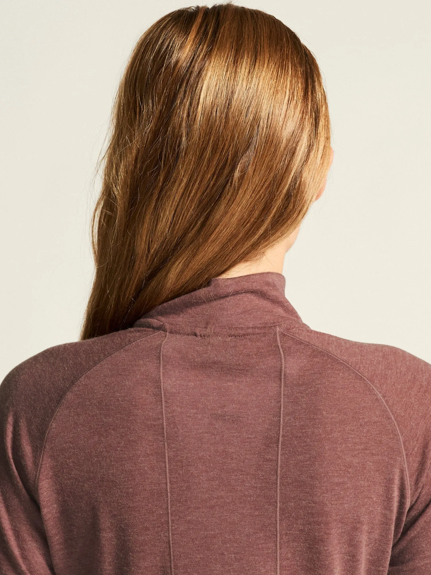 Women's ADV SubZ Wool Longsleeve Tee 3 - Rose Brown/Melange sold by Craft Sportswear product image thumbnail 5