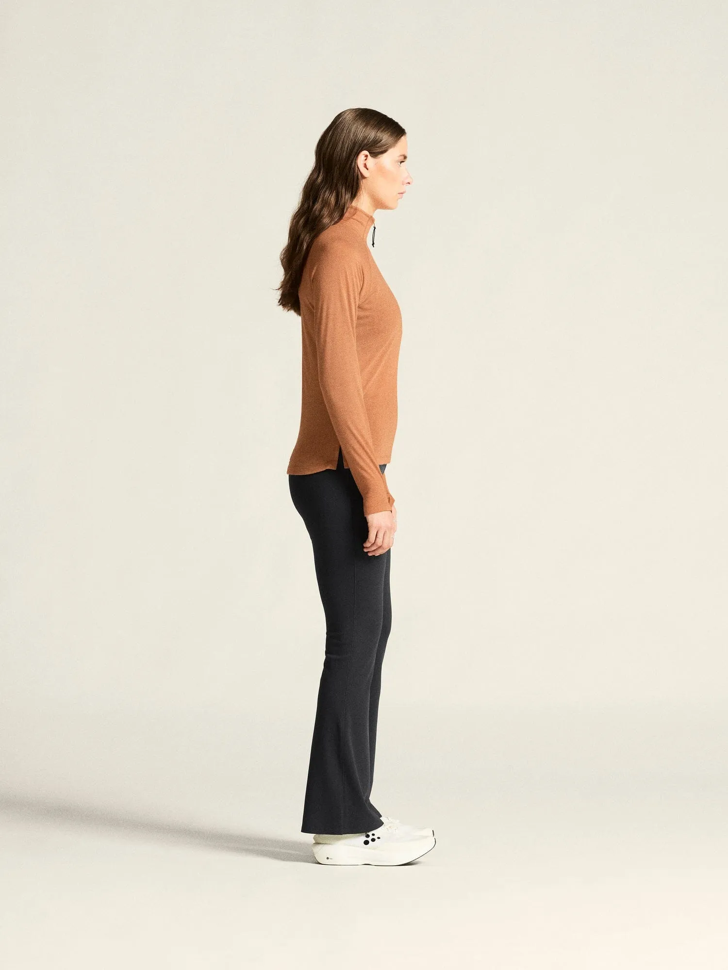 Women's ADV SubZ Wool Longsleeve Tee 3 - Syrup/Melange sold by Craft Sportswear product image thumbnail 3