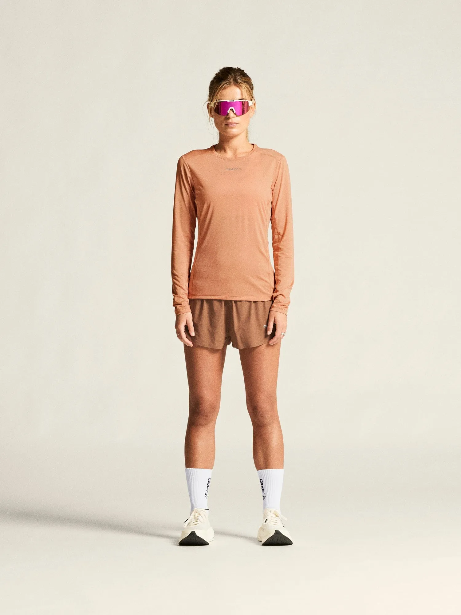 Women's ADV Essence Longsleeve Tee 2.0 - LIGHT SYRUP sold by Craft Sportswear