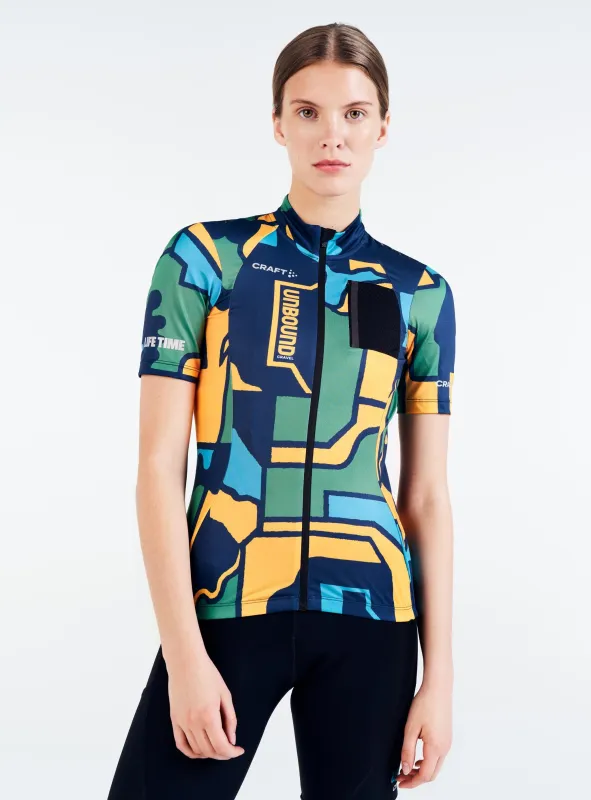 Women's ADV Unbound SS Jersey - Multi Swale made by Craft Sportswear