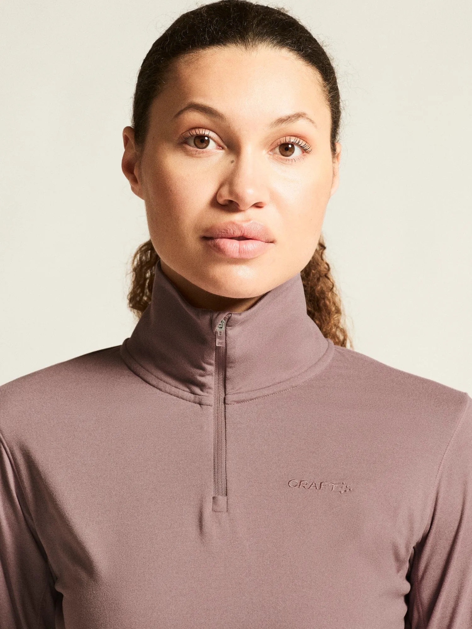 Women's Flow Half-Zip Longsleeve - POTPURRI MELANGE sold by Craft Sportswear product image thumbnail 3
