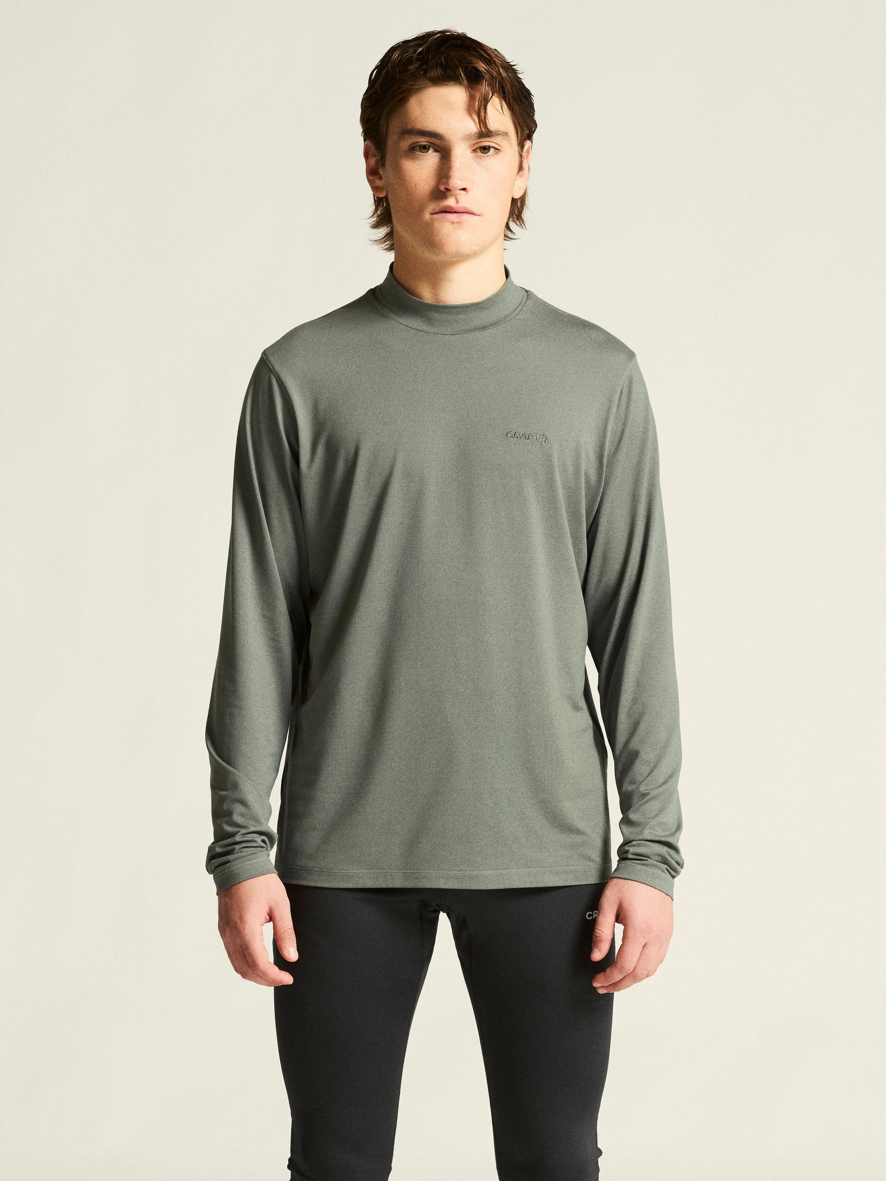 Women's Flow MN Longsleeve - Leaf/Melange sold by Craft Sportswear product image thumbnail 2