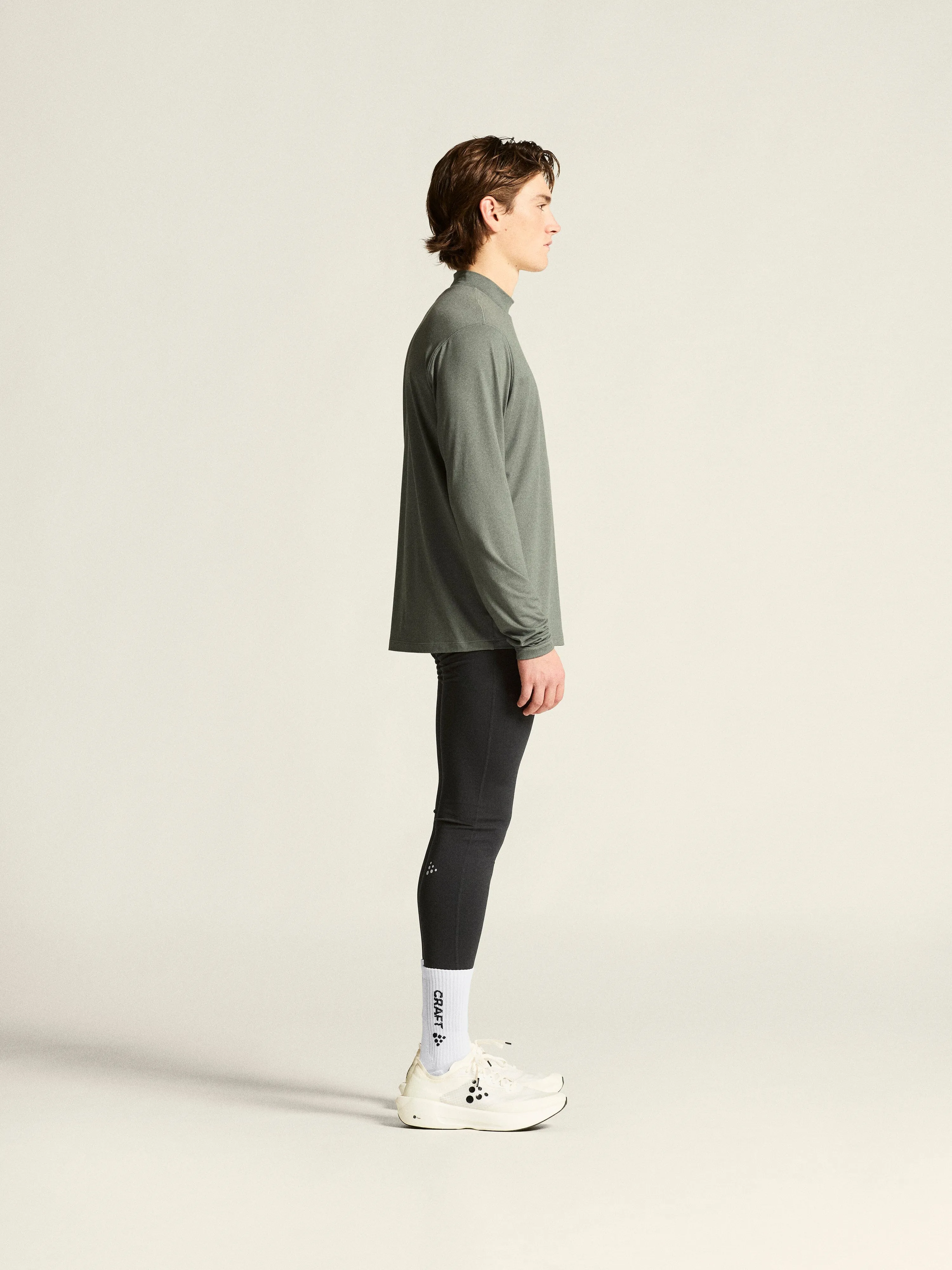 Women's Flow MN Longsleeve - Leaf/Melange sold by Craft Sportswear product image thumbnail 5