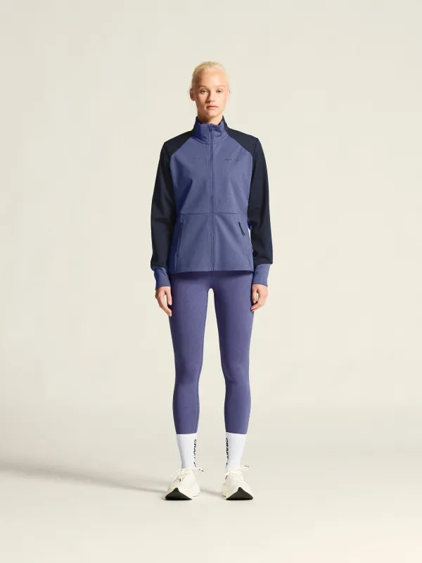 Women's Core XC Training Jacket - Aerinite/Blaze made by Craft Sportswear