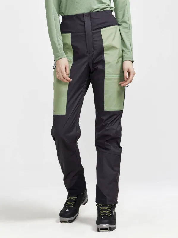 Women's ADV Backcountry Pants - SLATE-JADE made by Craft Sportswear