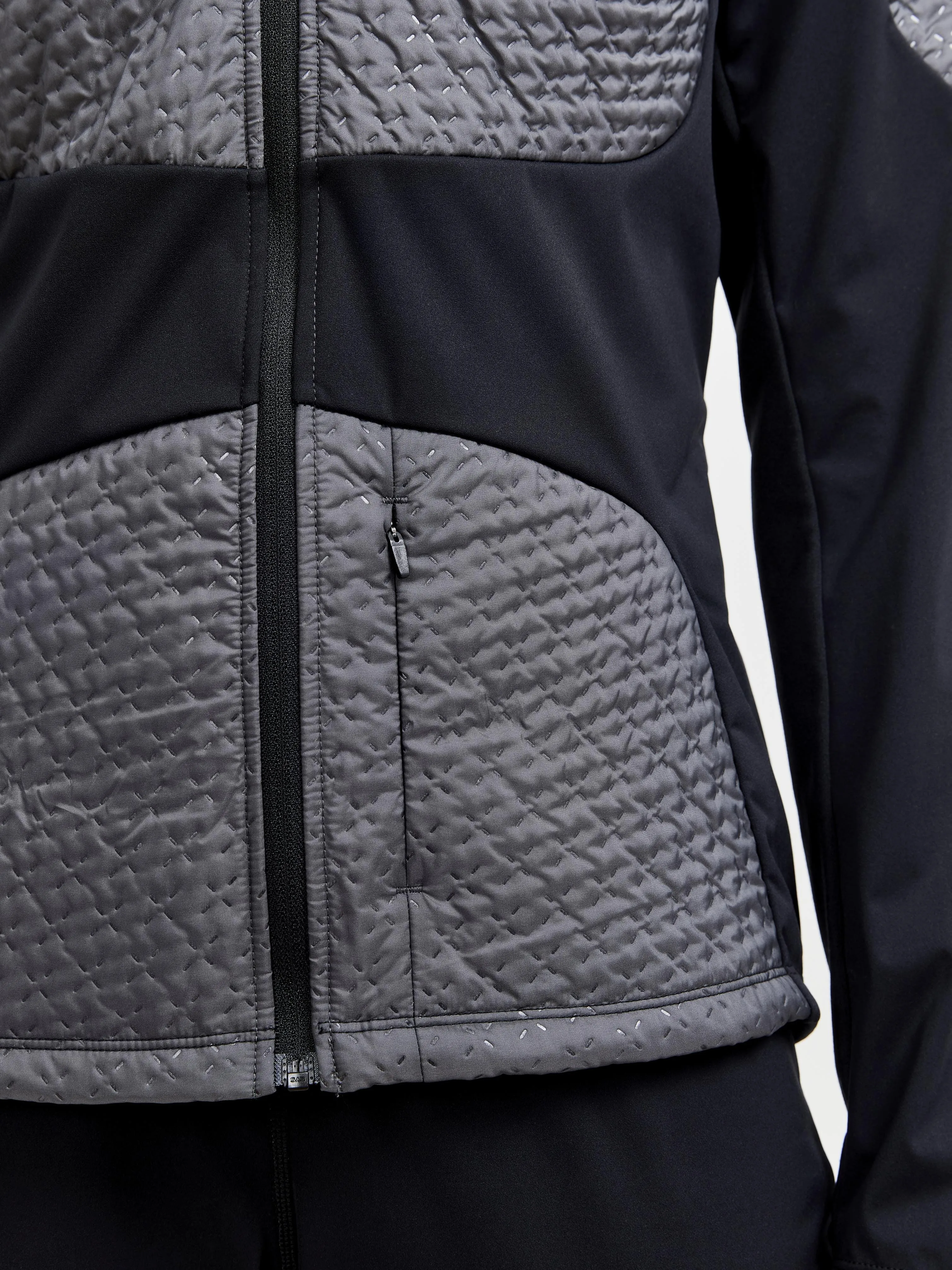Women's ADV Pursuit Insulate XC Jacket - Black/Granite sold by Craft Sportswear product image thumbnail 4