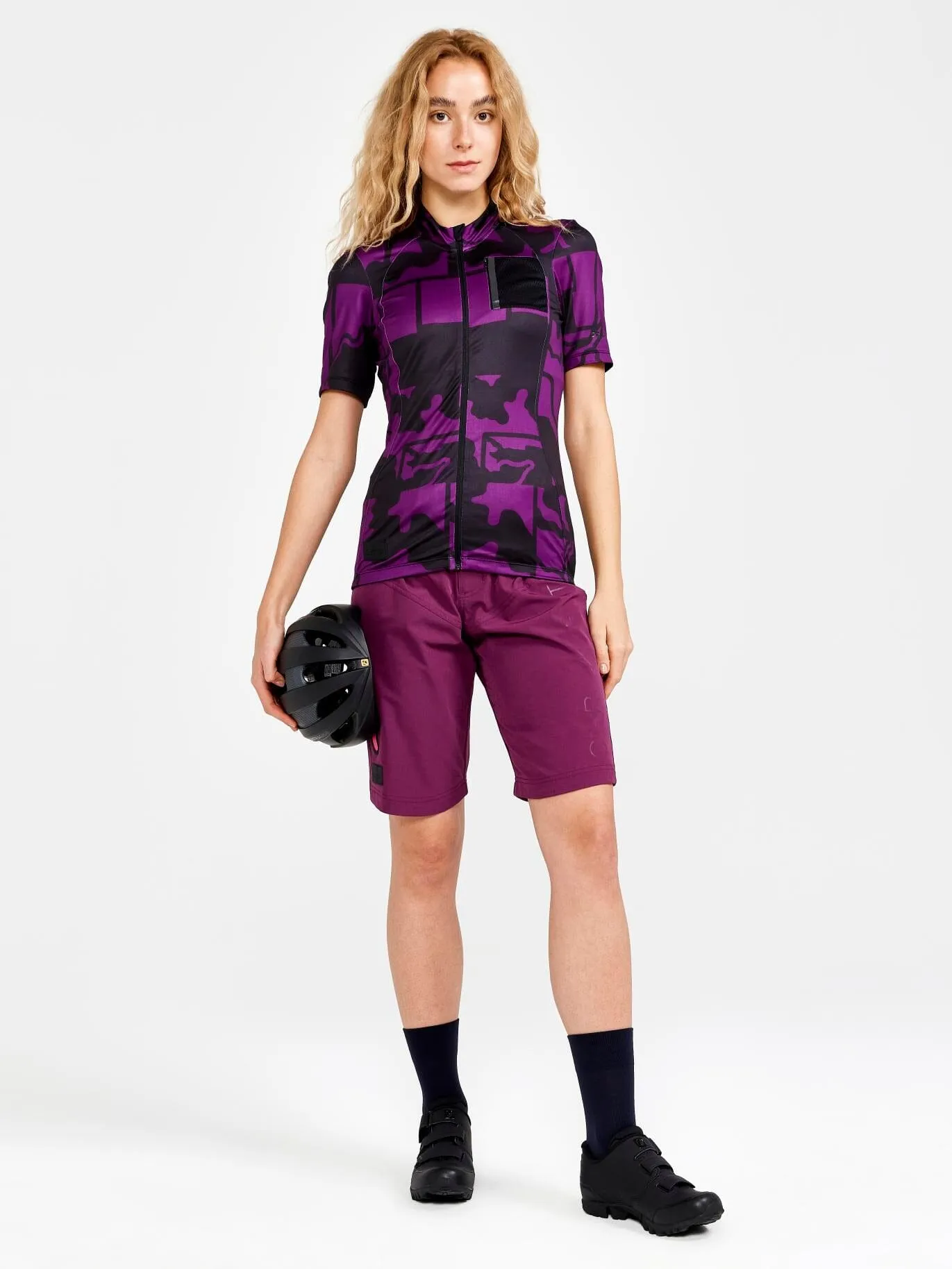 Women's ADV Gravel SS Jersey - BLOSSOM-BLACK sold by Craft Sportswear product image thumbnail 5