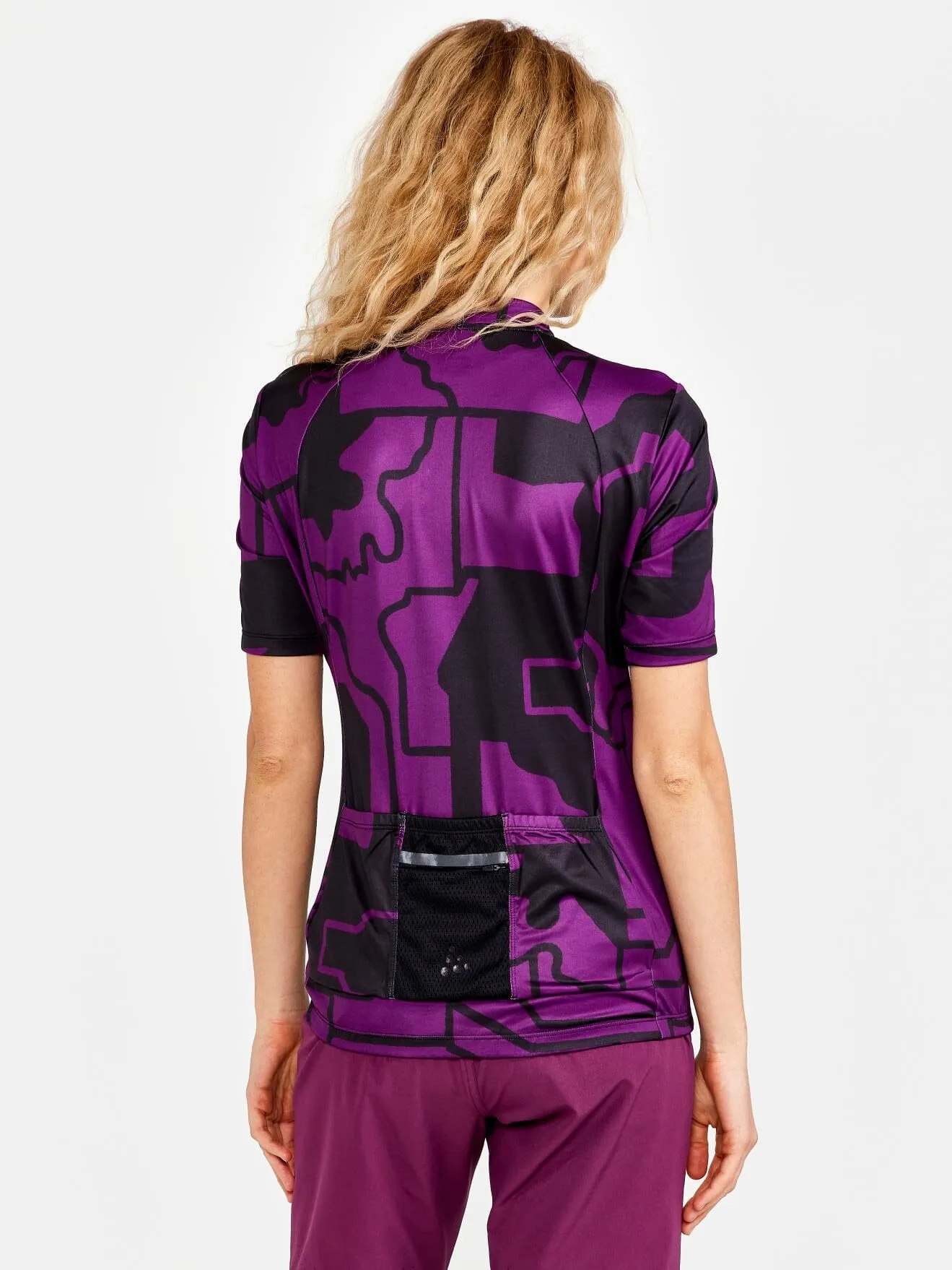 Women's ADV Gravel SS Jersey - BLOSSOM-BLACK sold by Craft Sportswear product image thumbnail 2