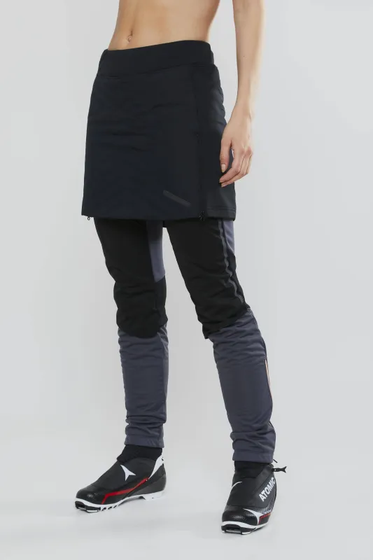 Women's Storm Thermal XC Skirt - Black made by Craft Sportswear