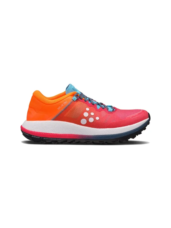Women's Xplor Pro Running Shoe - Flourange/Cosmo made by Craft Sportswear