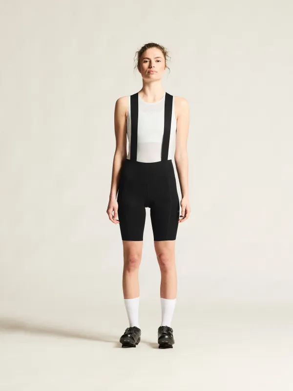 Women's Endur Bib Shorts C2 - Black made by Craft Sportswear