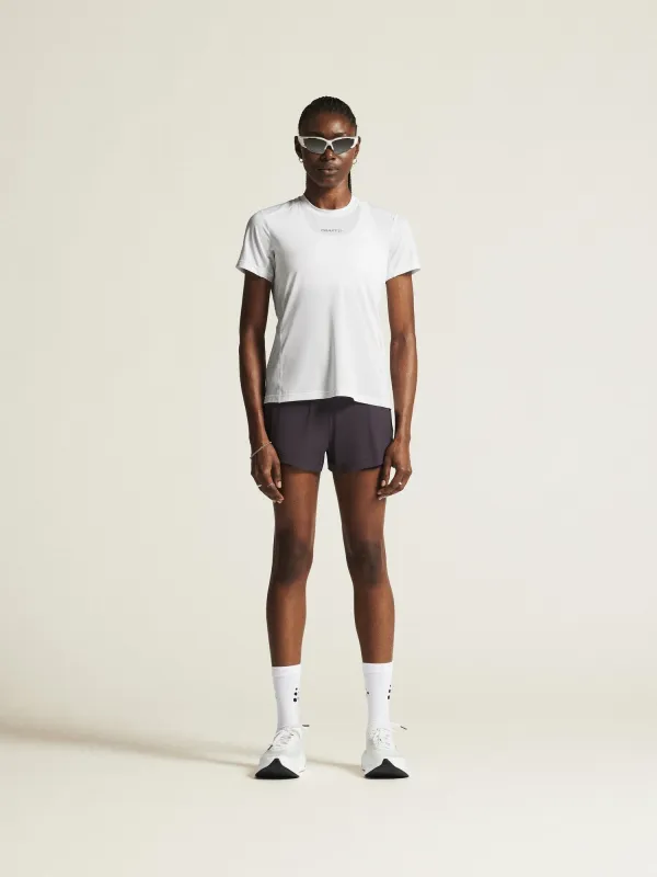 Women's Adv Essence SS Tee 2 - White made by Craft Sportswear