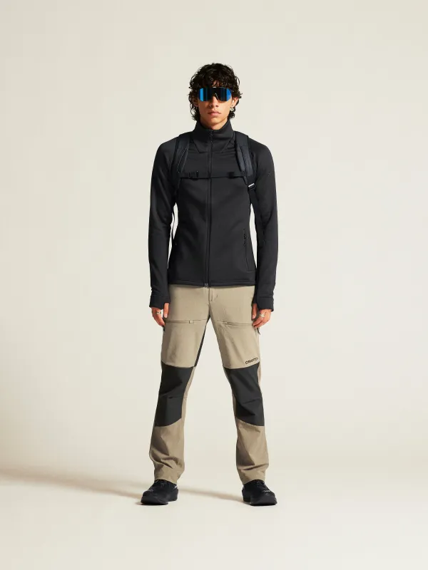 Men's ADV Explore Power Fleece Jkt - Black made by Craft Sportswear