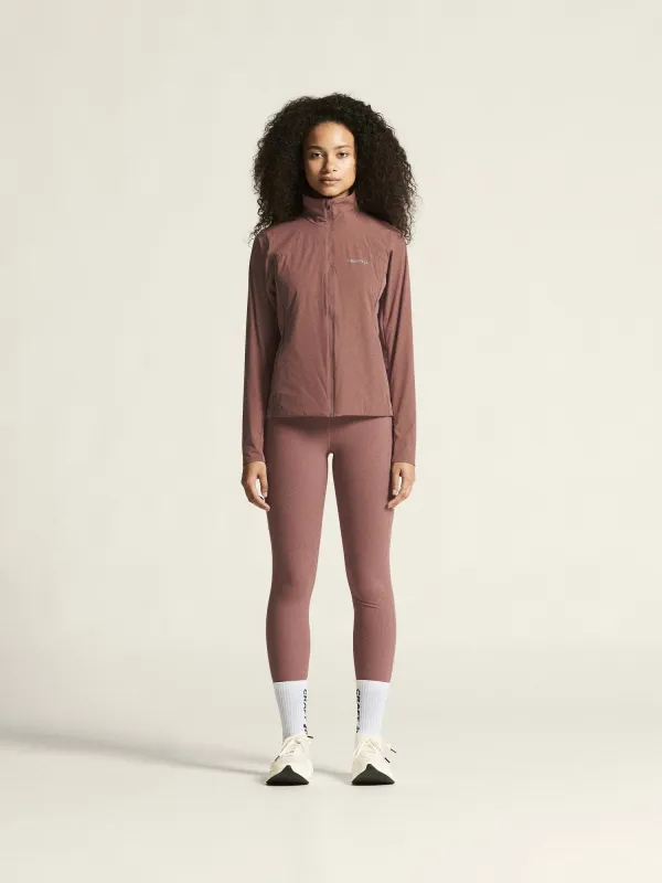 Women's ADV Essence Warm Jacket 2 - Rose Brown made by Craft Sportswear