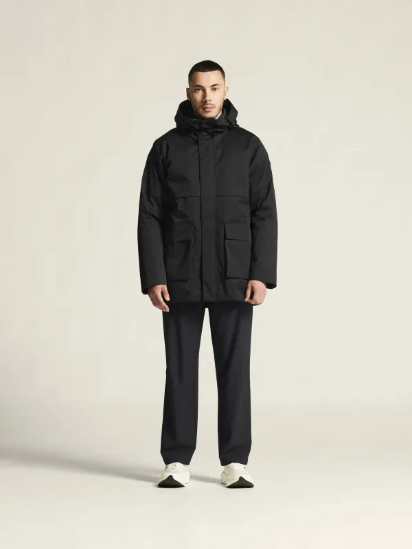 Men's Urban Padded Parka - Black made by Craft Sportswear