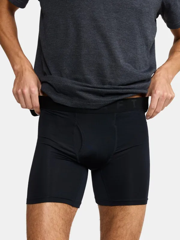 Men's Core Dry Boxer 6-Inch 2-Pack - Black made by Craft Sportswear