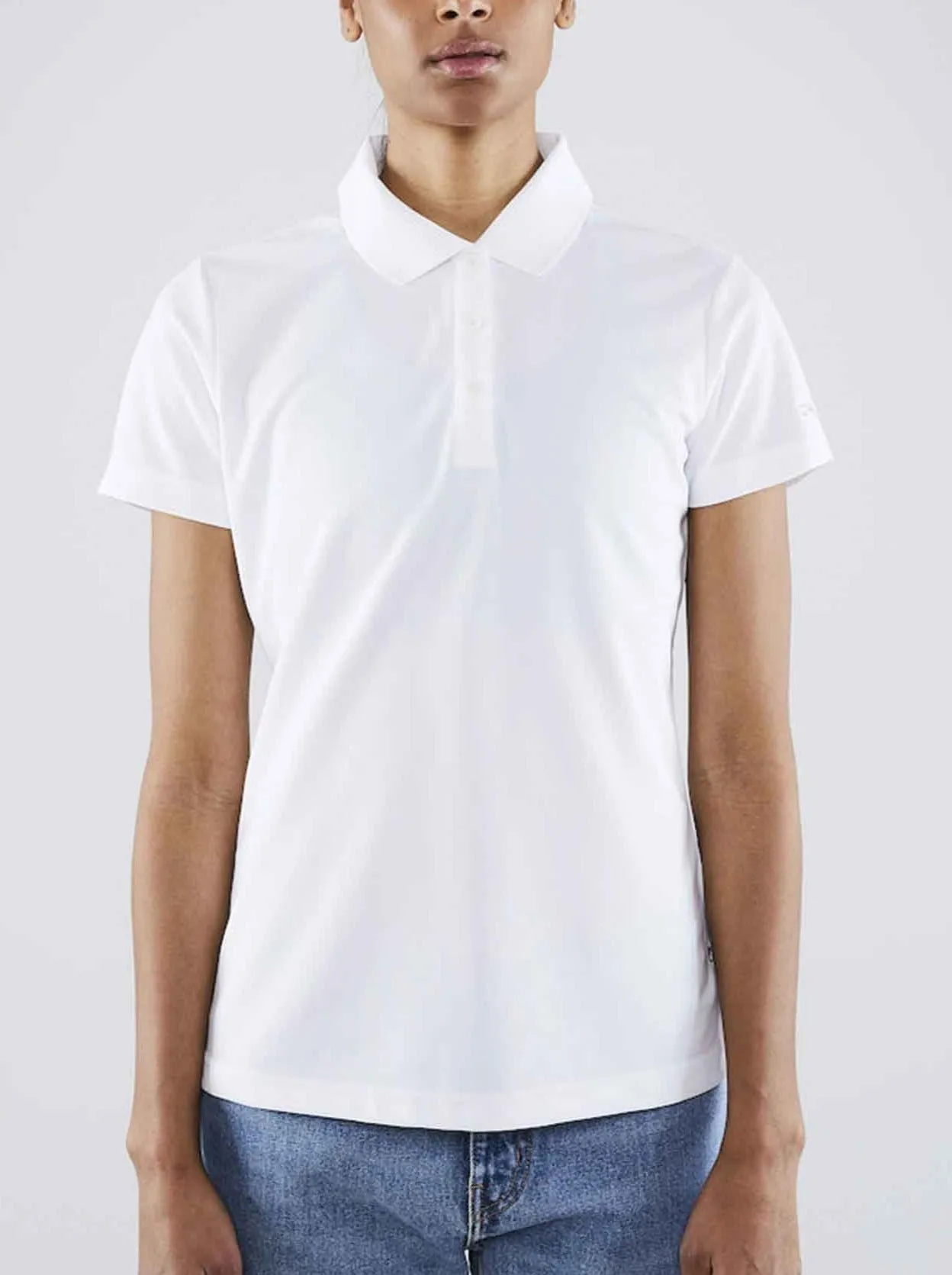 Women's Classic Button Polo sold by Craft Sportswear