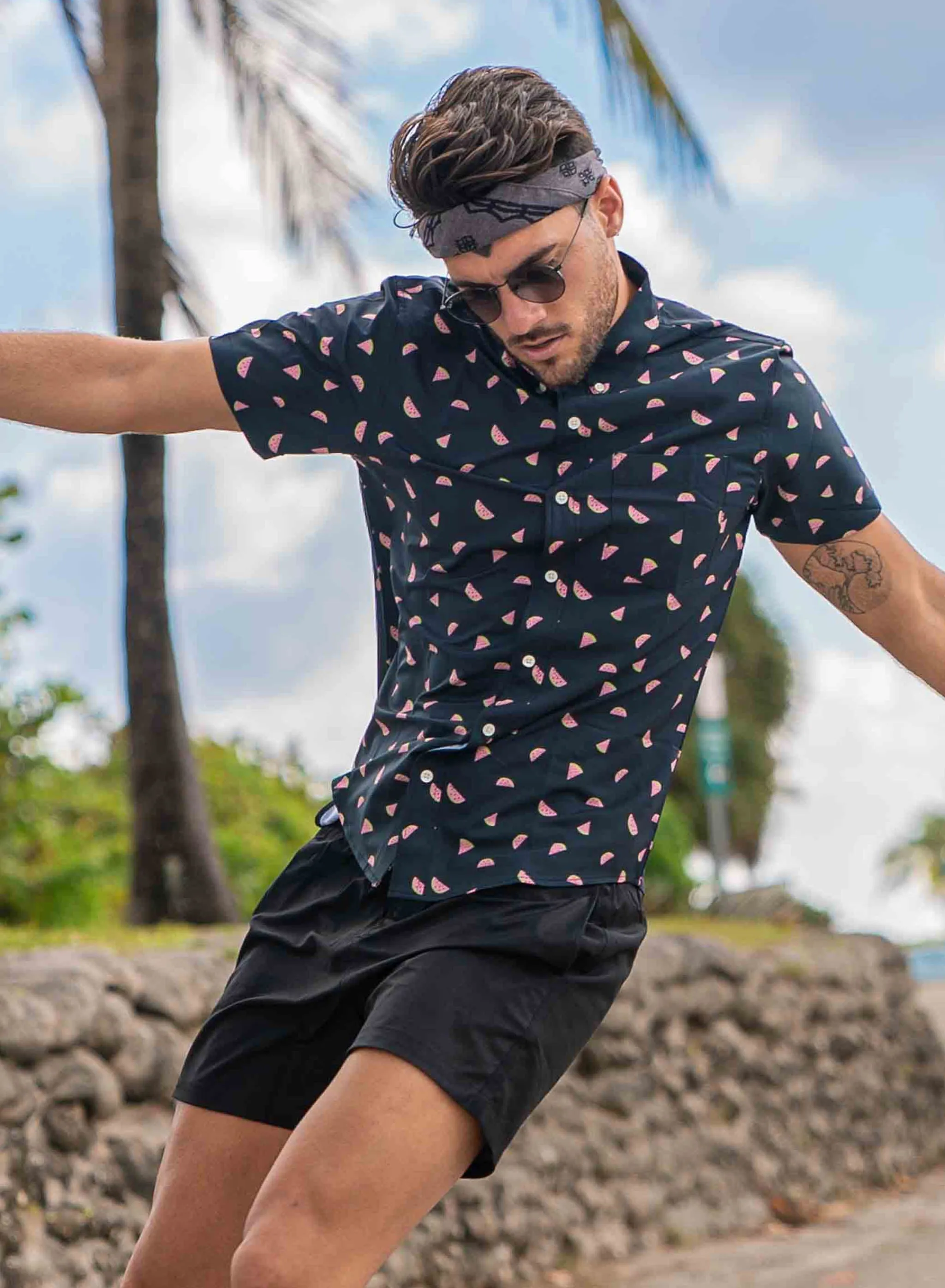 Watermelon - Performance Polystretch Shirt sold by Bermies