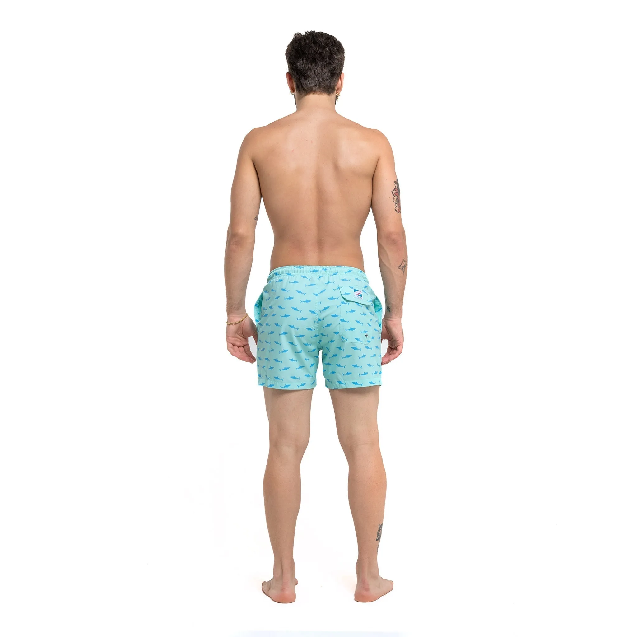 Great White - 5" Swim Trunks sold by Bermies product image thumbnail 5