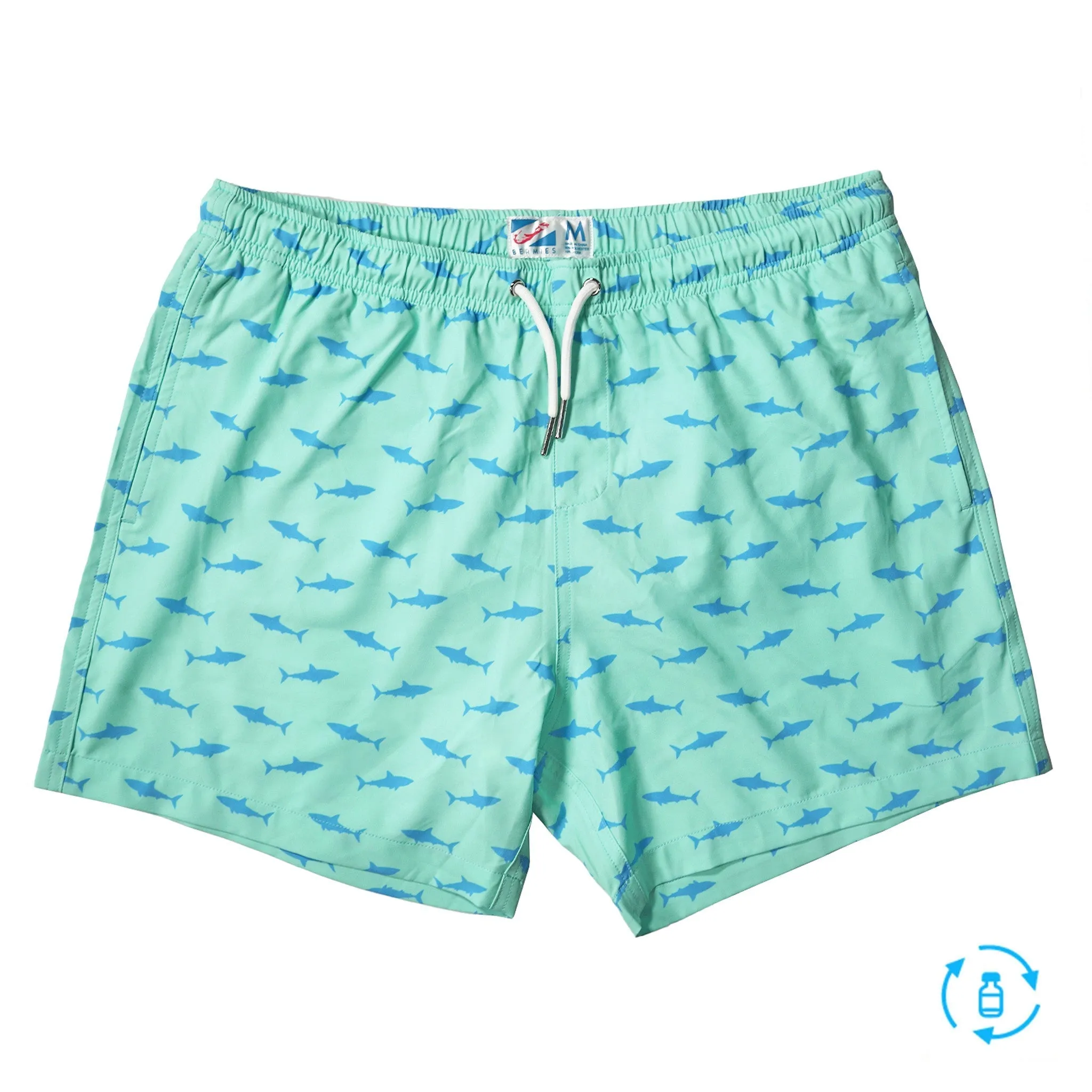 Great White - 5" Swim Trunks sold by Bermies product image thumbnail 2
