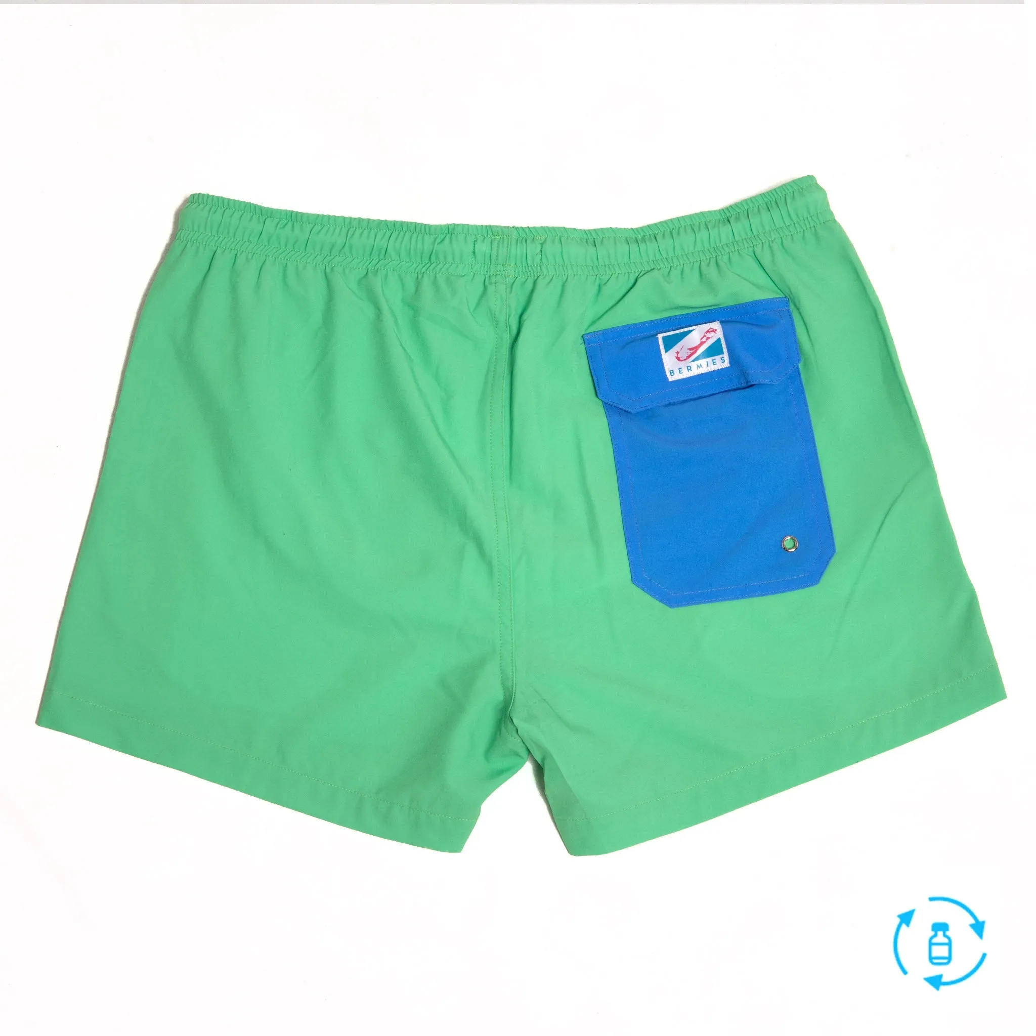 Green Blue Pocket - 3.5" Swim Trunks sold by Bermies product image thumbnail 2