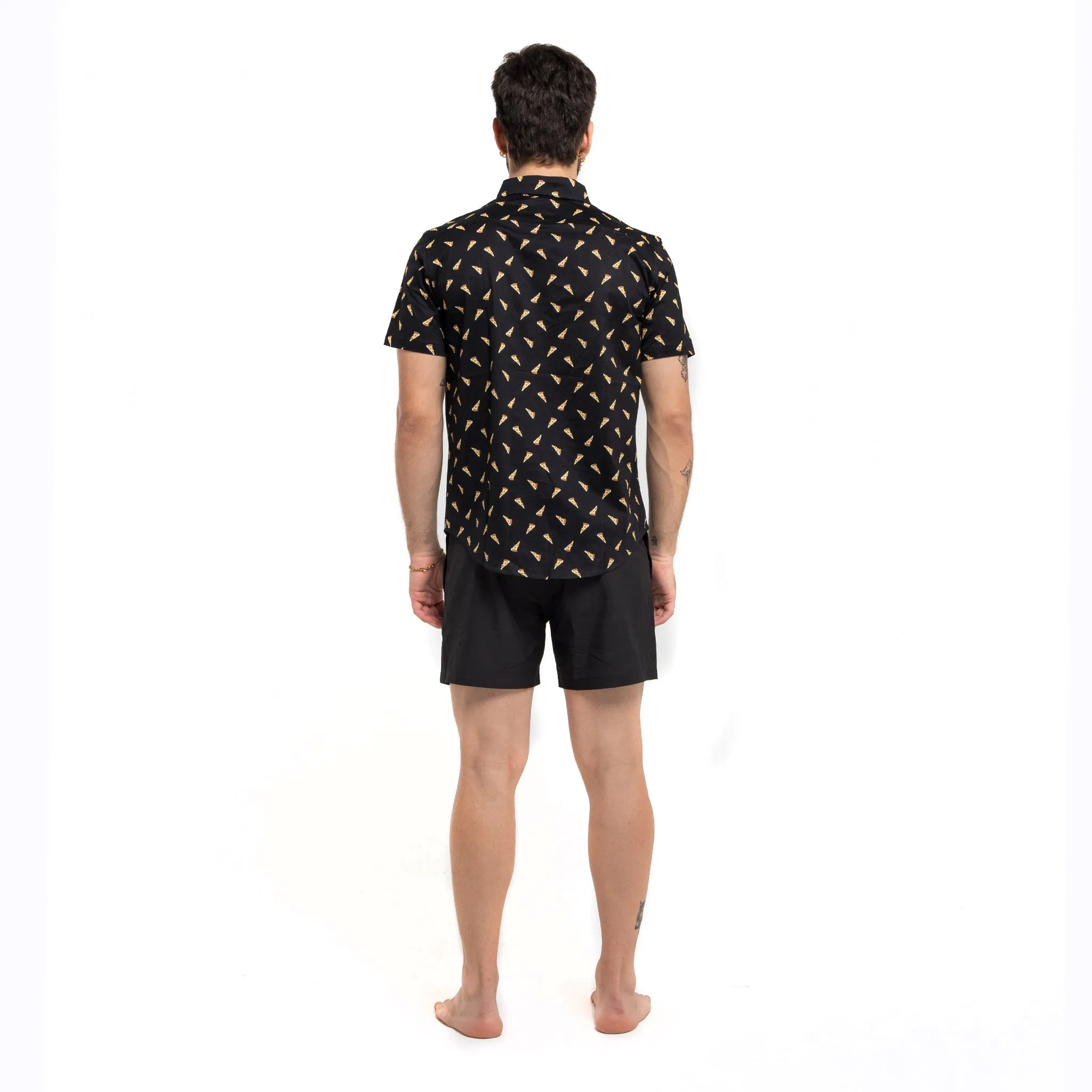 Pizza - Cotton Stretch Shirt sold by Bermies product image thumbnail 4