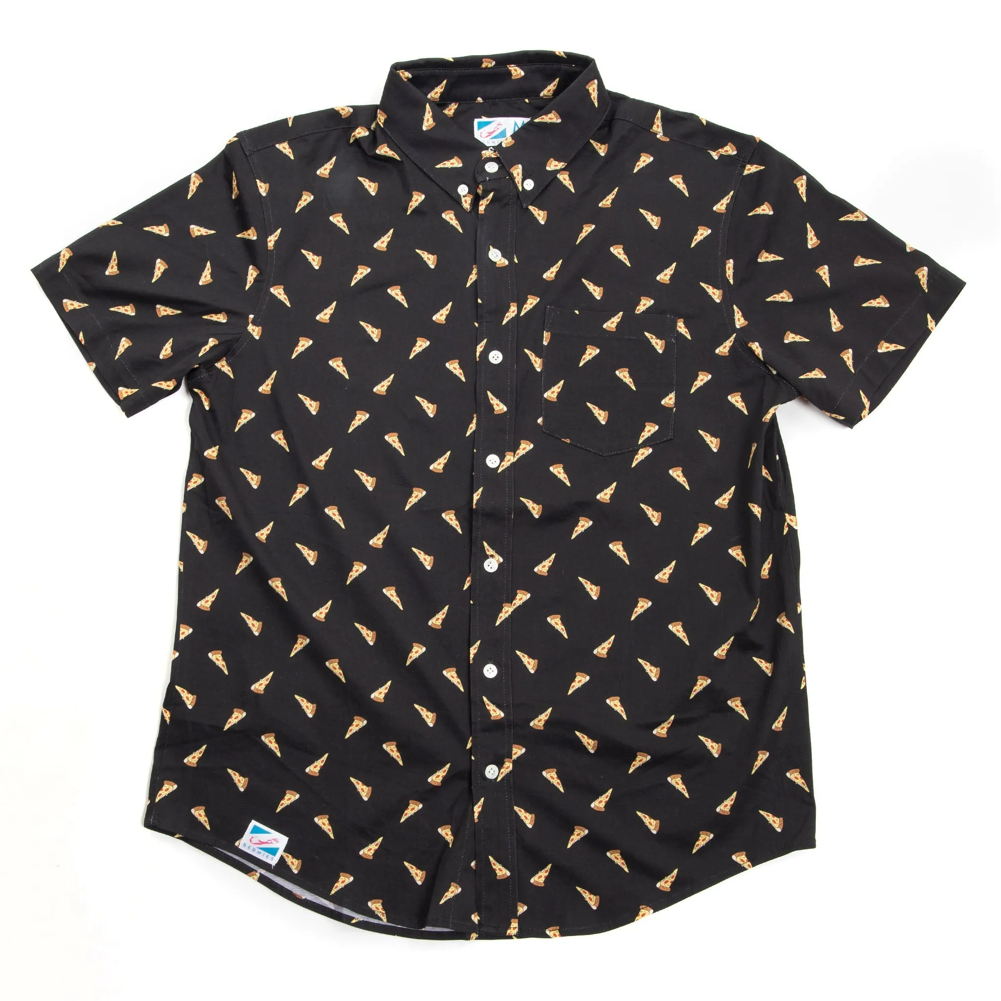 Pizza - Cotton Stretch Shirt sold by Bermies product image thumbnail 2