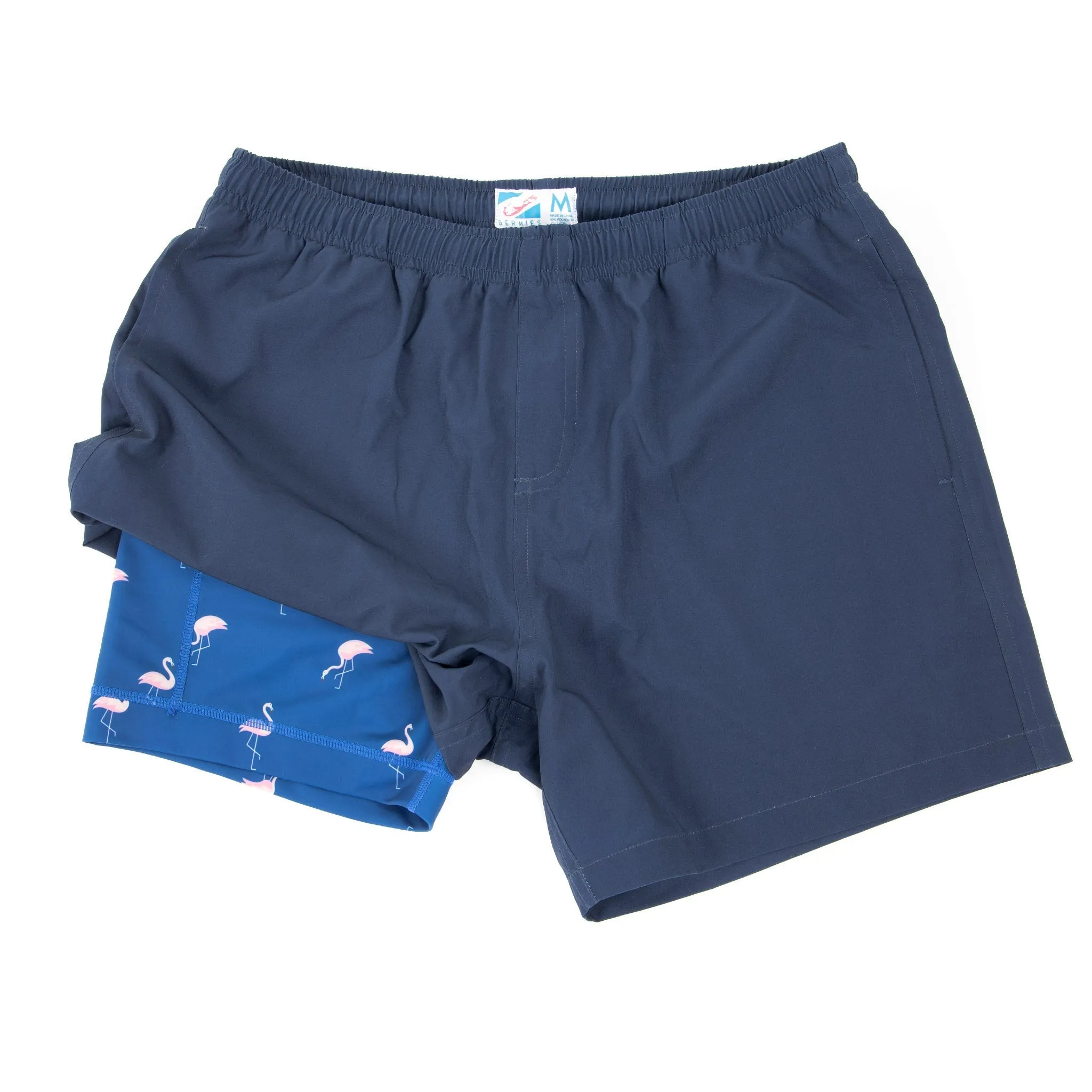 Performance Gym Short + Compression Liner - Navy sold by Bermies product image thumbnail 2