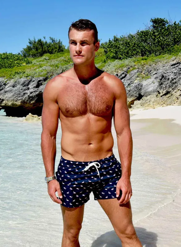 Flamingo 2.0 - 3.5" Swim Trunks sold by Bermies