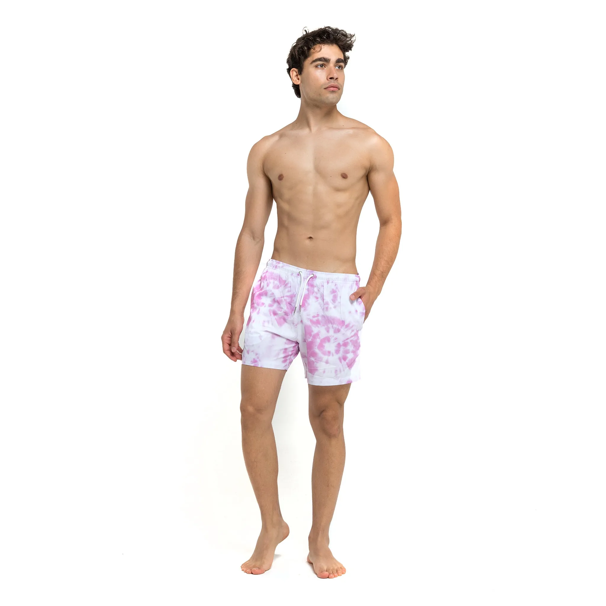 Purple Tie Dye - 5" Swim Trunks sold by Bermies product image thumbnail 3