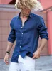 Linen Shirt - Navy sold by Bermies