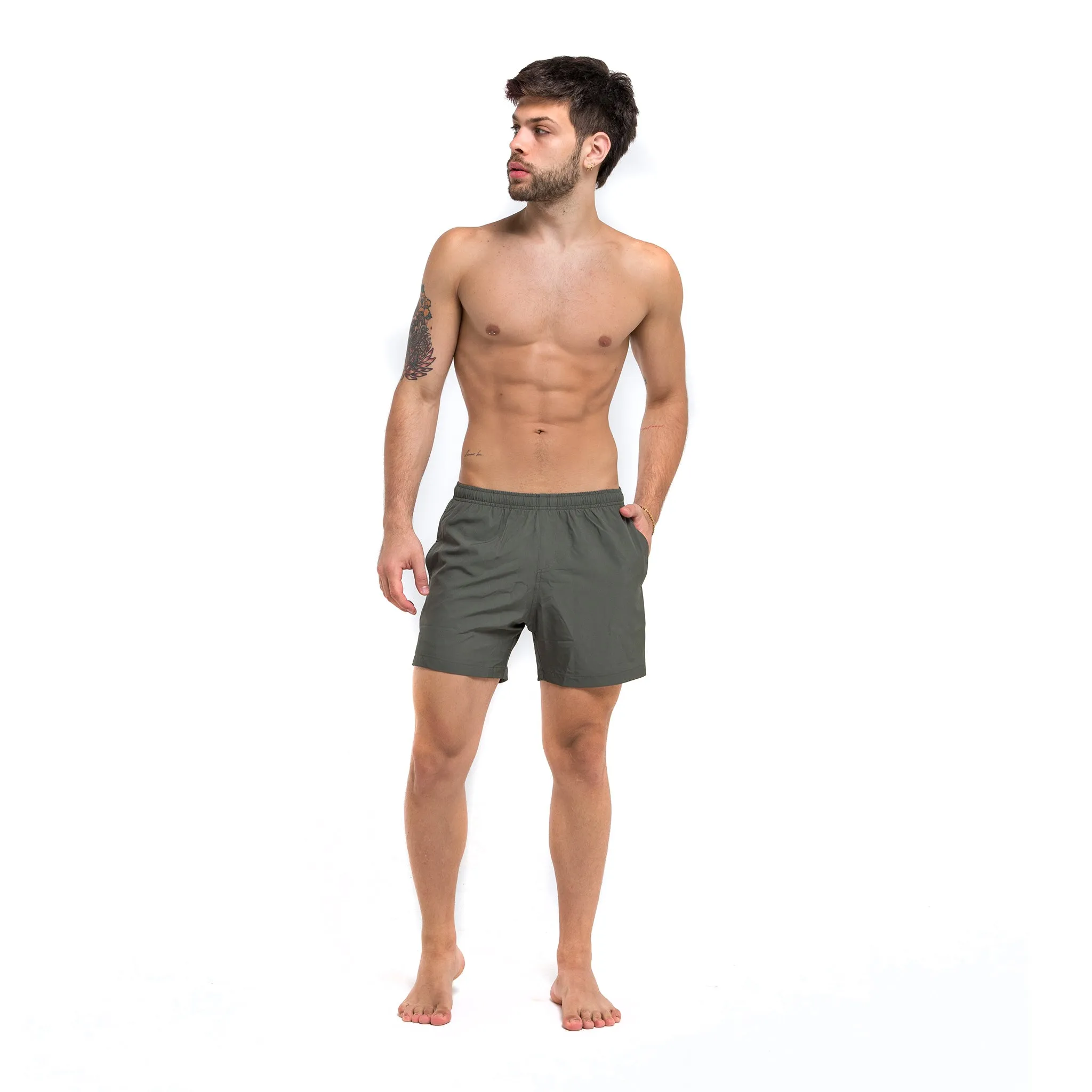 Performance Gym Short + Compression Liner - Green sold by Bermies product image thumbnail 3