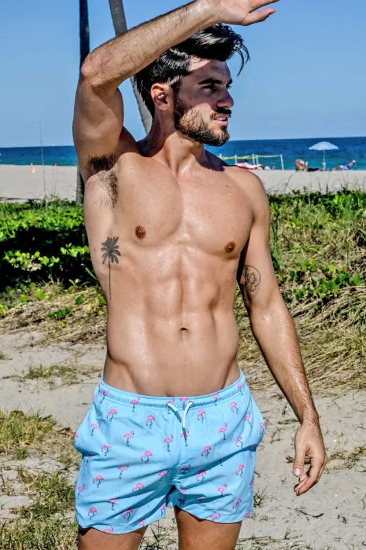 Flamazing - 3.5" Swim Trunks sold by Bermies