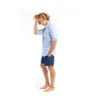 Linen ShIrt - Blue sold by Bermies