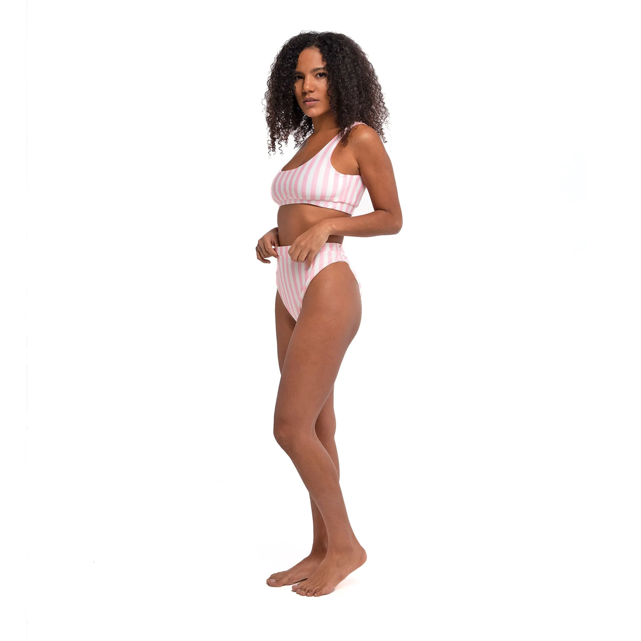 Pink Stripes - bikini sold by Bermies product image thumbnail 3