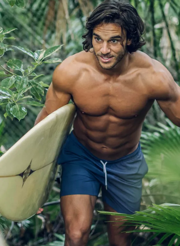 Navy - 5" Swim Trunks sold by Bermies