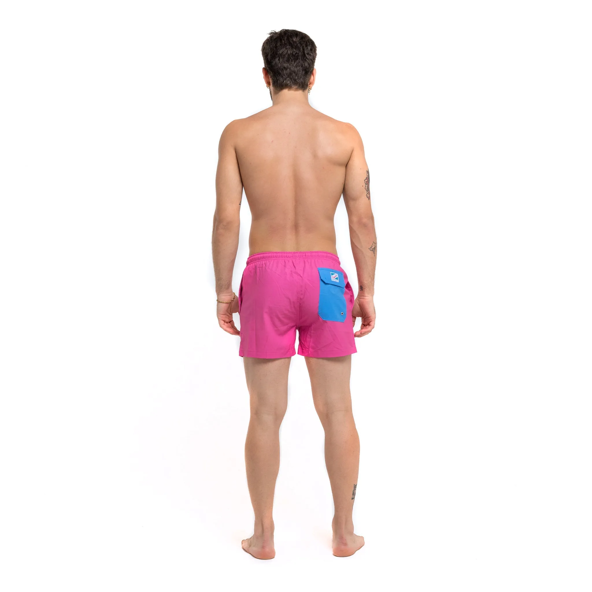 Magenta Blue Pocket - 3.5" Swim Trunks sold by Bermies product image thumbnail 5