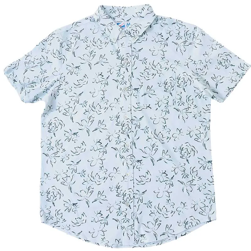 Flowers - Cotton Stretch Shirt sold by Bermies product image thumbnail 2