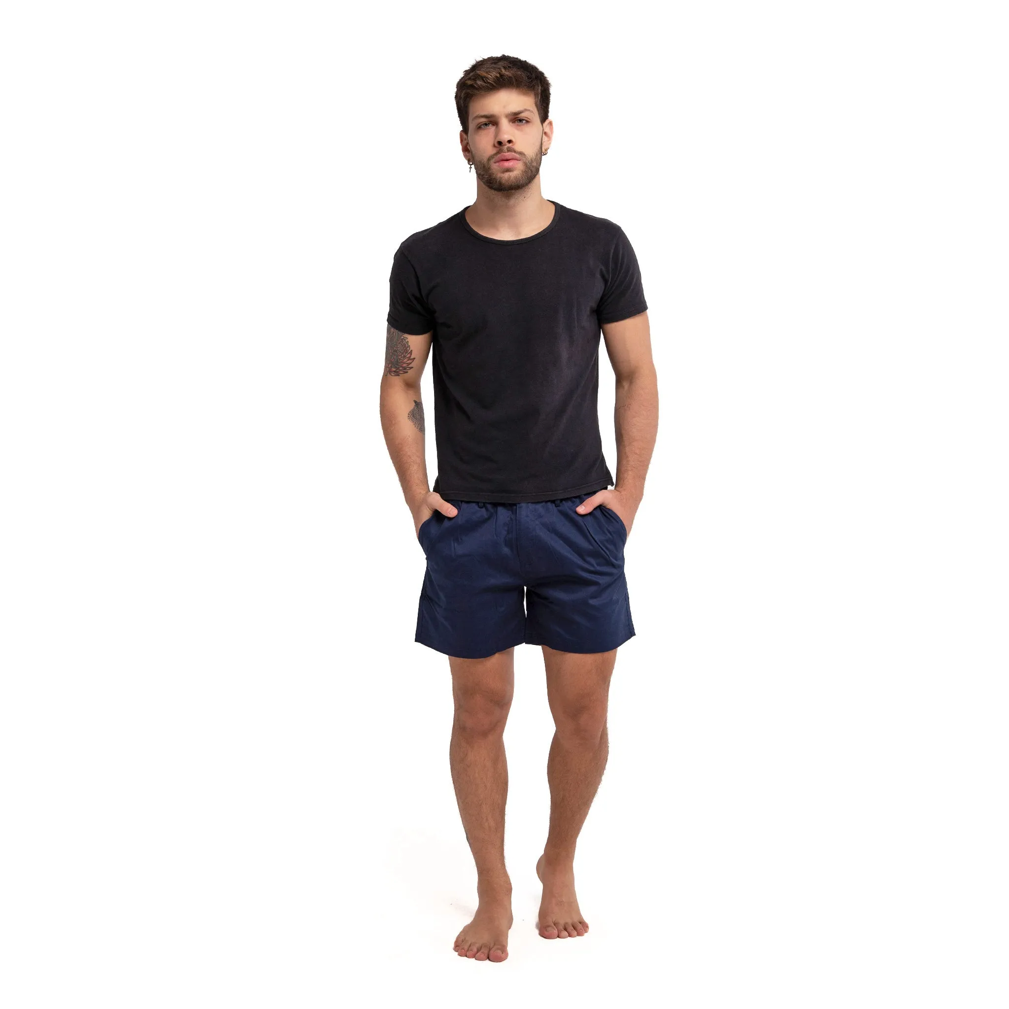 Cotton Shorts - Navy sold by Bermies product image thumbnail 2
