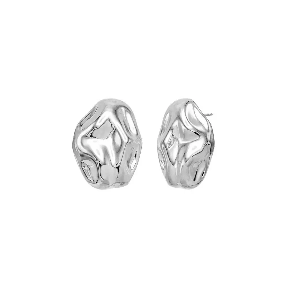 Fluid Pebble Stud Earring sold by Adina Eden's product image thumbnail 3