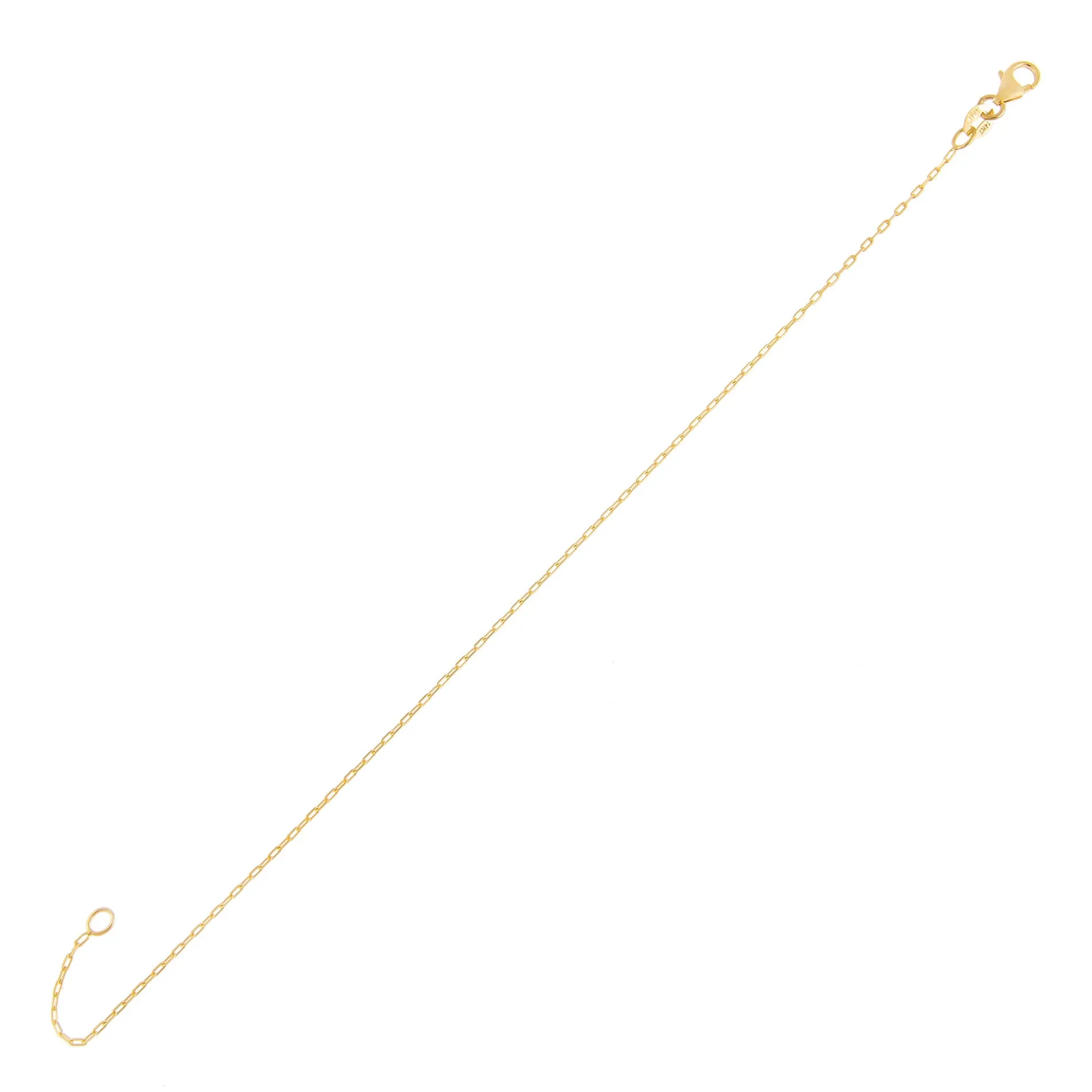 XS Link Chain Bracelet 14K sold by Adina Eden's