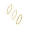 Beaded & Twisted Ring Combo Set sold by Adina Eden's