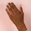 Multi Marquise CZ Hand Chain sold by Adina Eden's