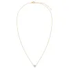 Large Diamond Heart Cluster Necklace 14K sold by Adina Eden's
