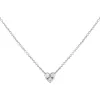 Large Diamond Heart Cluster Necklace 14K sold by Adina Eden's